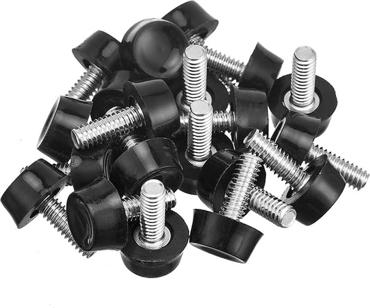 1/4-20" UNC Thread Adjustable Furniture Levelers Screw in Threaded 20 Pcs by EZALOR