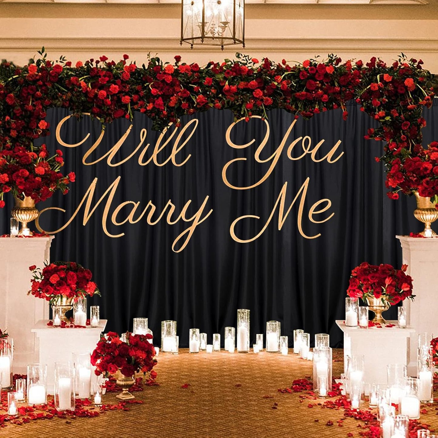 Black Backdrop Curtain for Party Black Background Curtains Rod Pocket Backdrop Drapes Panels Fabric Curtain Backdrop Black Birthday Party Decor for Boys Teens Men,5ft x 8ft, 2 Panels