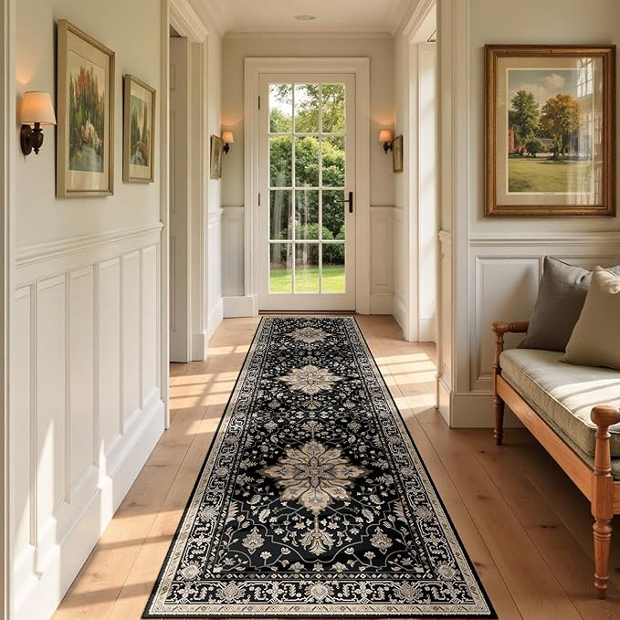 RELEANY Area Rugs 3'x9' Runner Rug Non Slip Washable - Image 2