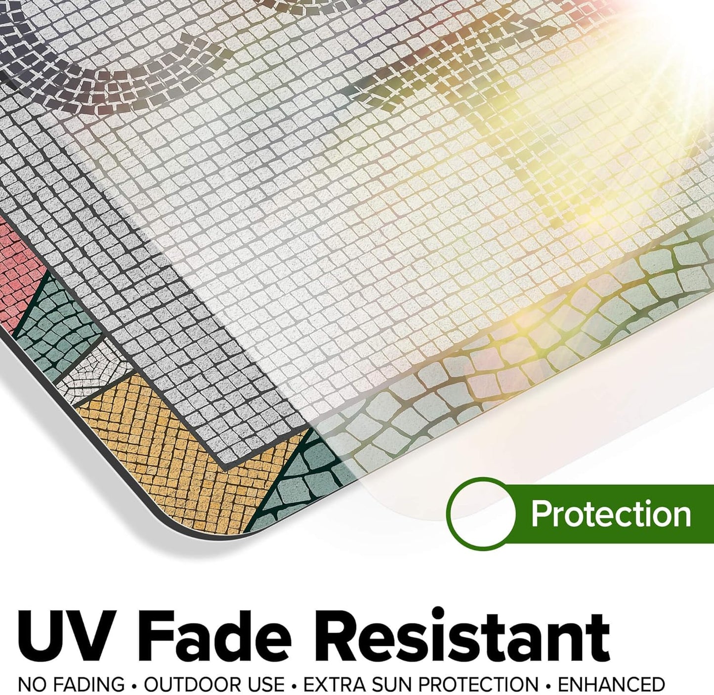 Custom Sign, Custom Street Sign, 11 Font Colors, 13 Font Styles, 4 Hole Options, 22 Sizes, 9x18 Inches, Rust Free DiBound, Fade Resistant, Made in USA by My Sign Center (Fauxsaic 2)