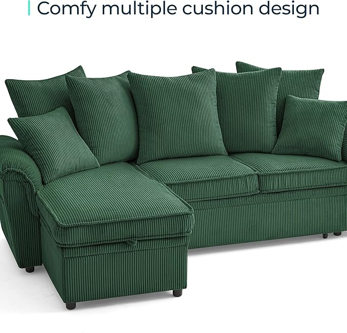 LINSY HOME Sectional Loveseat Sofa - Image 5
