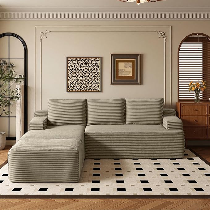 96" Sectional Couches for Living Room Cloud Couch Sofa - Image 8