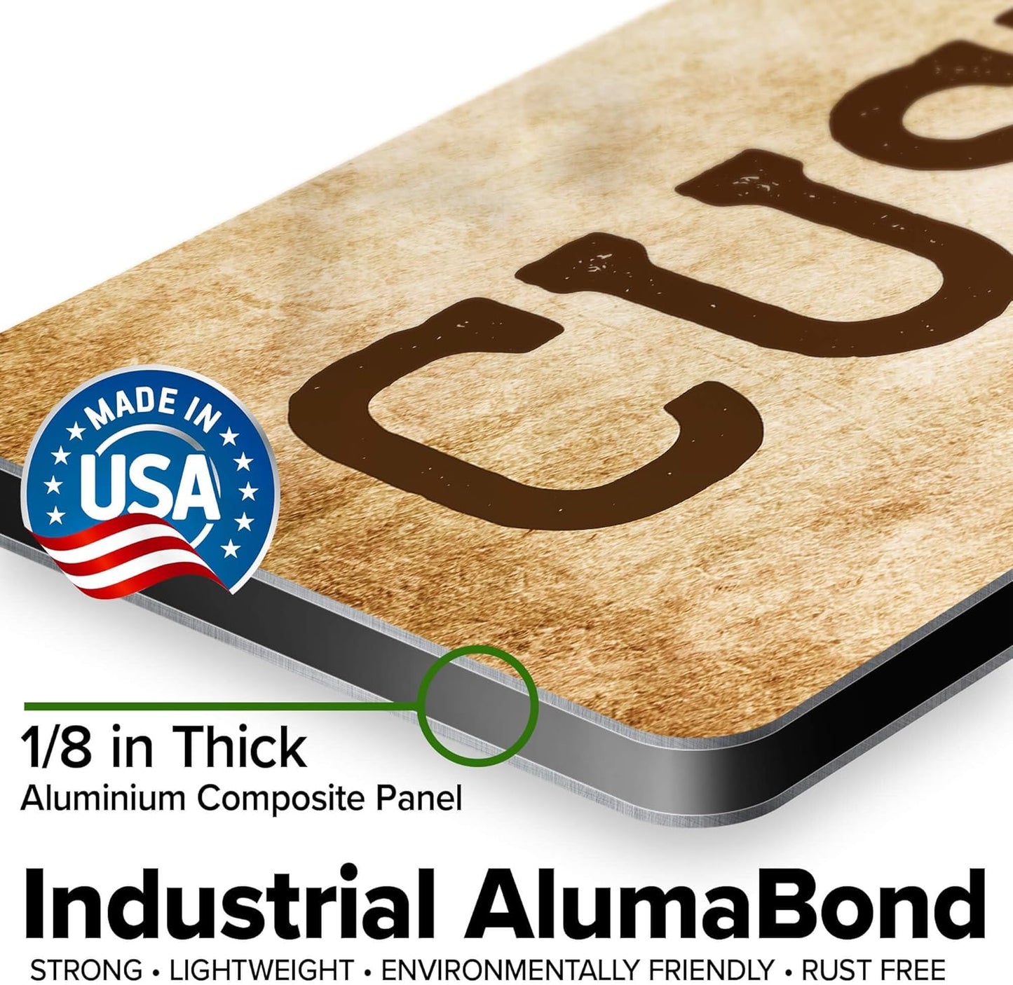 Custom Sign, Custom Street Sign, 11 Font Colors, 13 Font Styles, 4 Hole Options, 22 Sizes, 6x24 Inches, Rust Free DiBound, Fade Resistant, Made in USA by My Sign Center (Vintage)