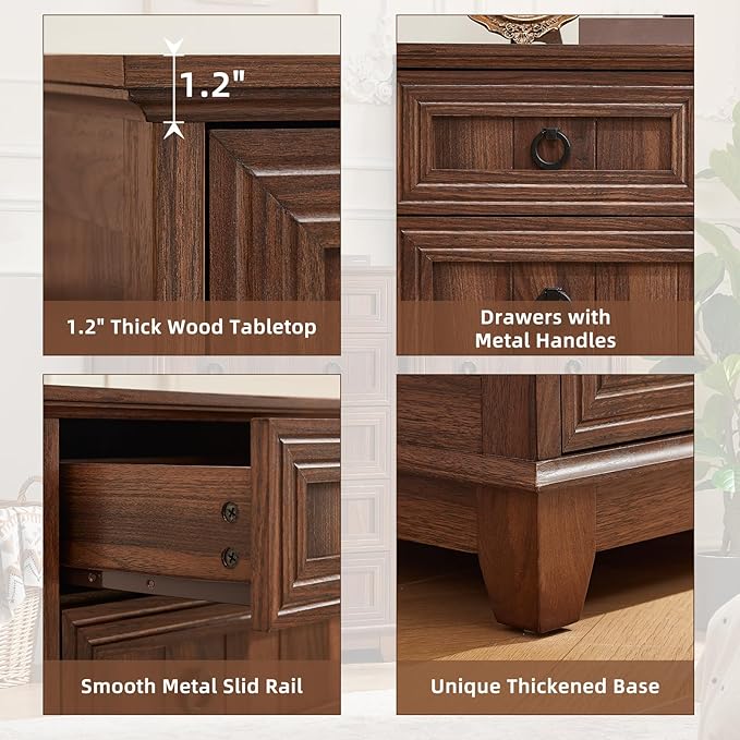Joaxswe Farmhouse 6 Drawer Dresser - Image 7