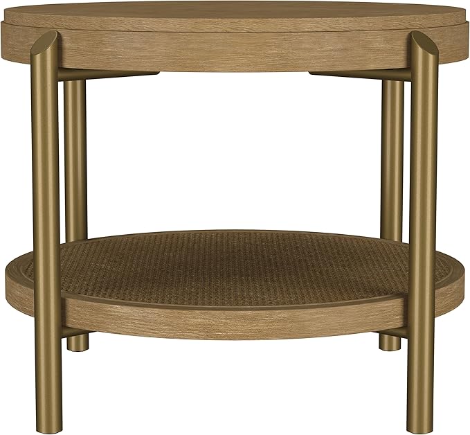 Coaster Home Furnishings Arini 2-piece Round Coffee and End Table Set Sand Wash - Image 5