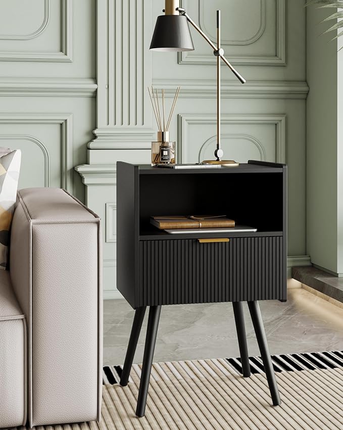 Veegle Nightstand, Modern Bedside Table - Image 5
