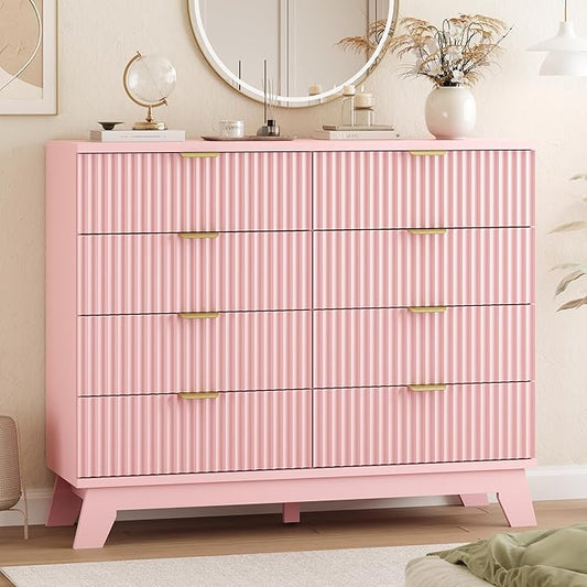 Xixini Fluted Dresser for Bedroom by Xixini
