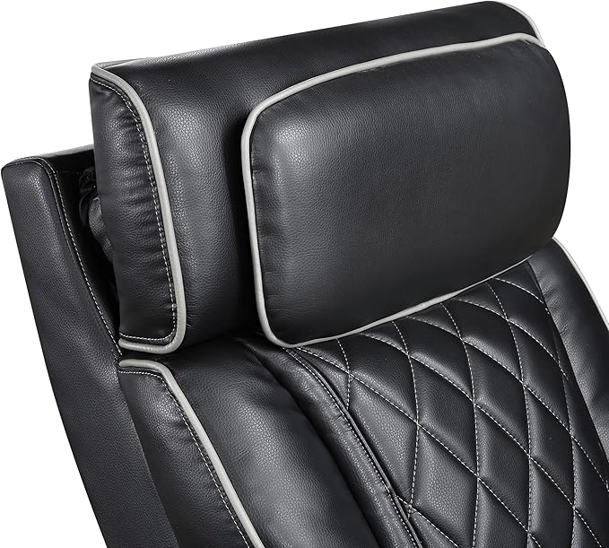 Lexicon 118" Power Reclining Sectional Sofa, Wall Hugger, 2 Recliner Seats - Image 17