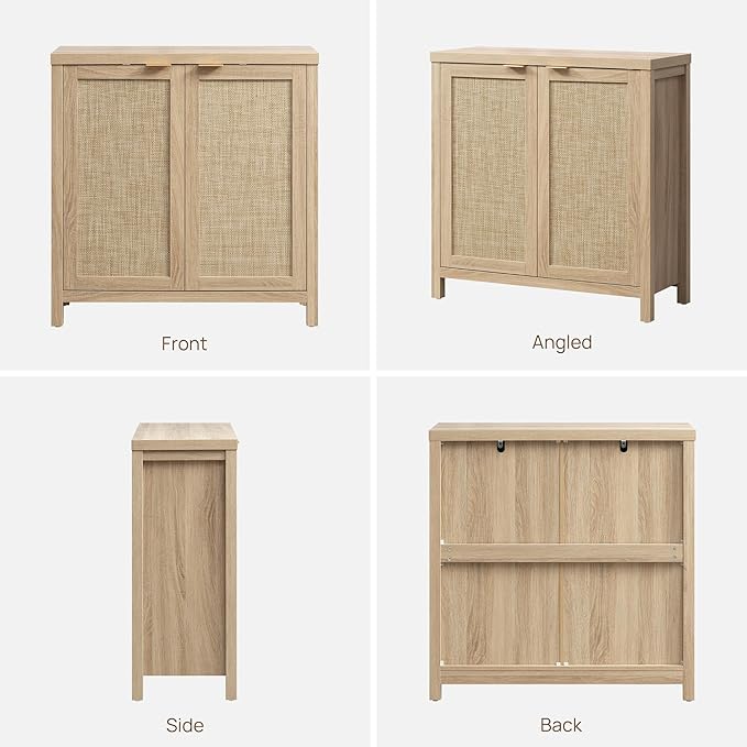 SICOTAS Rattan Sideboard Buffet Cabinet - Image 10