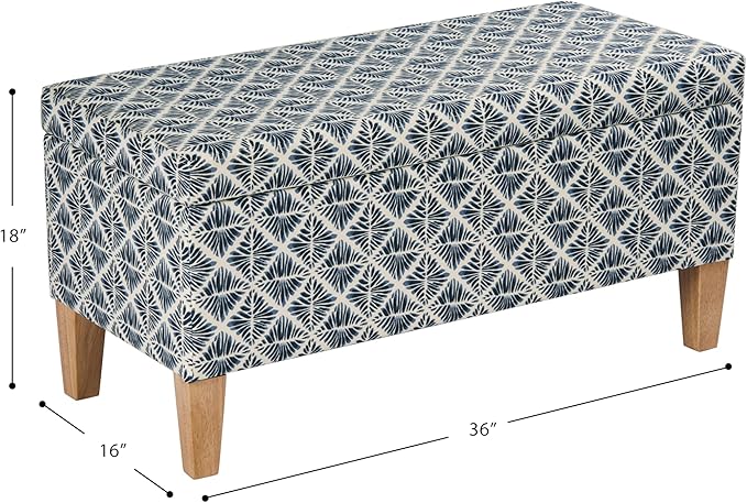 HomePop Large Decorative Storage Bench - Image 3