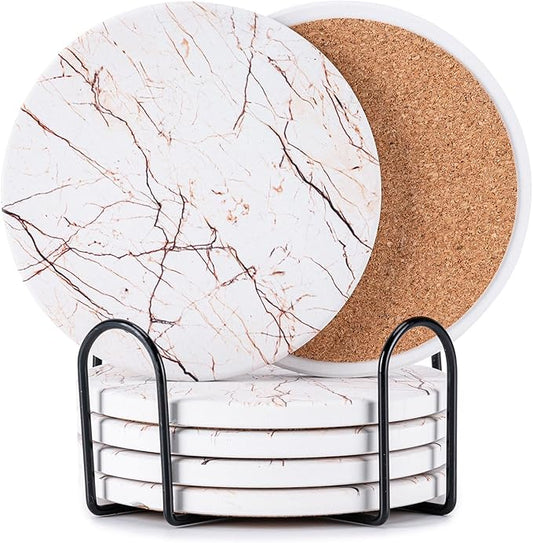 Hoewina 6Pcs Drink Coasters by Hoewina