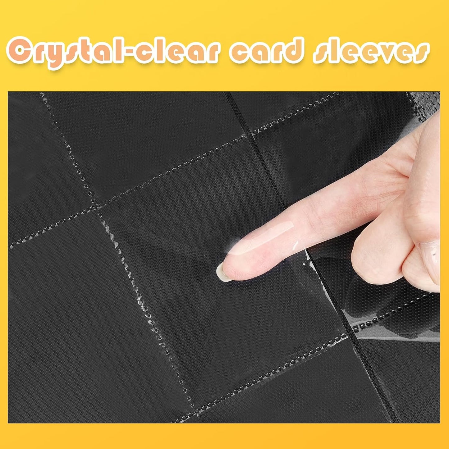 Premium 1000+ Pockets Trading Card Binder, 16-Pocket Ringless Side-Loading Album for TCG, MTG, Lorcana, Sports & Standard-Size Cards (Red)