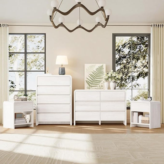 Modern 4-Piece Bedroom Furniture Set by AMERLIFE