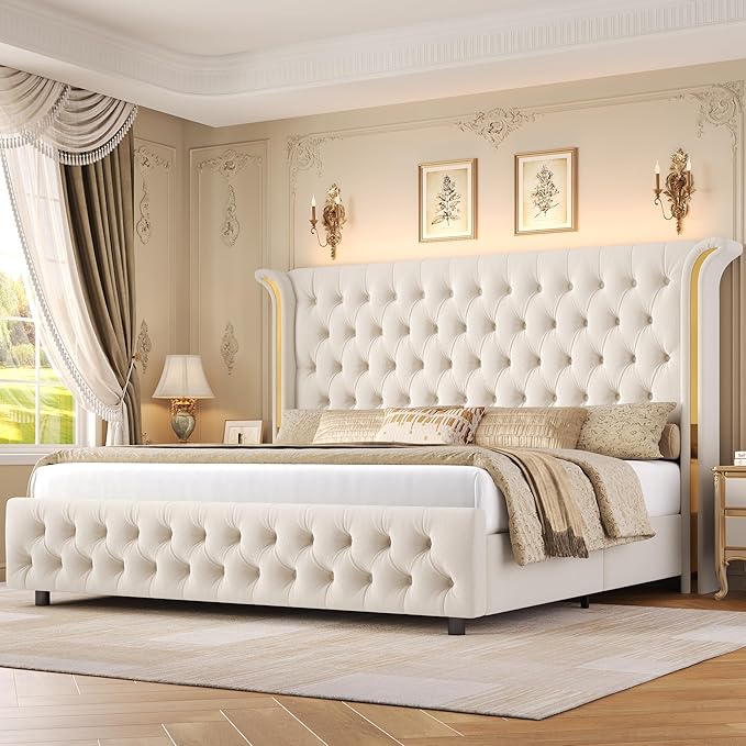 Keyluv Queen Smart LED Bed Frame by KeyluvHome