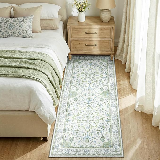 RELEANY Area Rugs 2'x6' Runner Rug Non Slip Washable - Image 3
