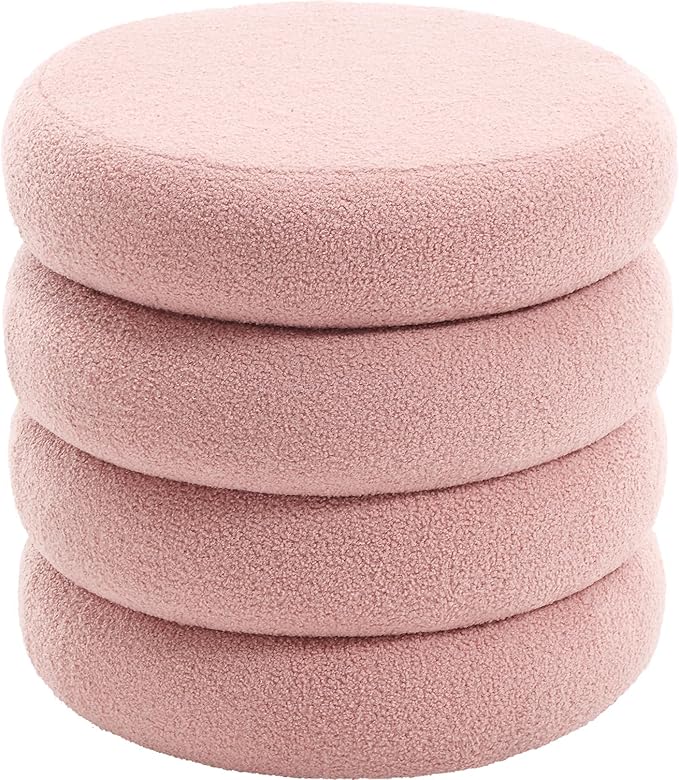 Flouki Round Ottoman, Ottomans by Flouki