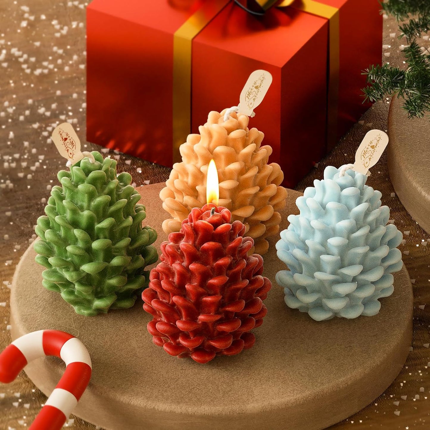 Pinecone Mold - Tree & Animal 3D Silicone Molds for Resin Casting & Candle Making