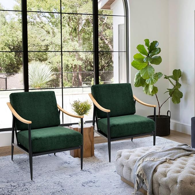 RNKSFX Modern Accent Chairs Set of 2 by Yourexpertinhomefurniture