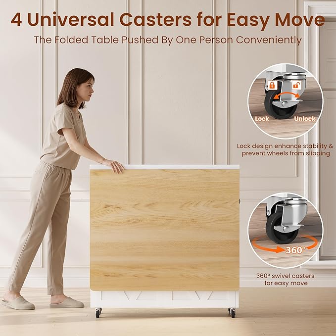 Space Saving Folding Dining Table - Image 8