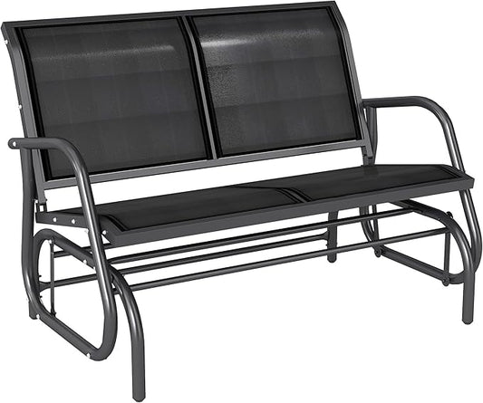Outsunny 2-Person Outdoor Glider Bench, Patio Double Swing Rocking Chair by Outsunny