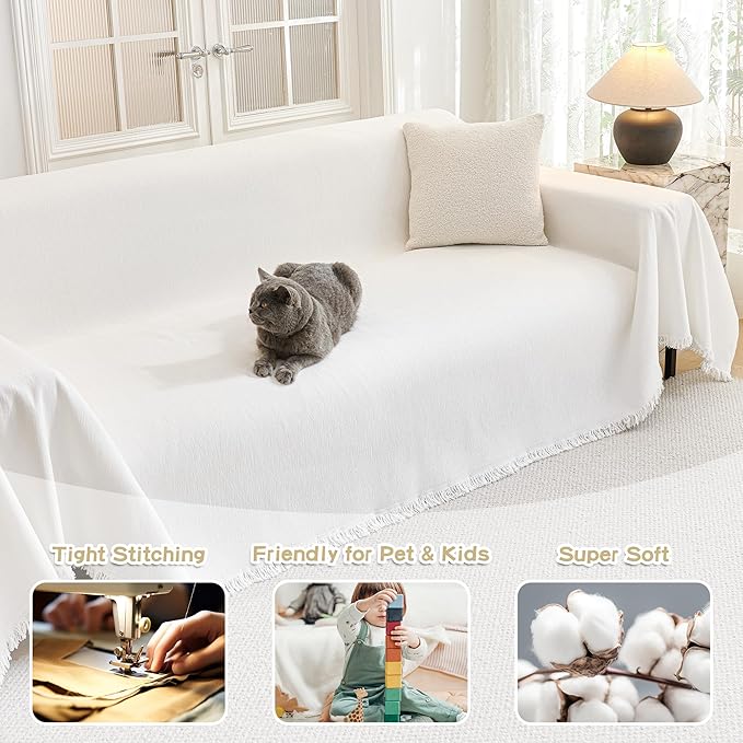 MYSKY HOME Oversized Couch Cover Sofa Covers Couch Covers - Image 2