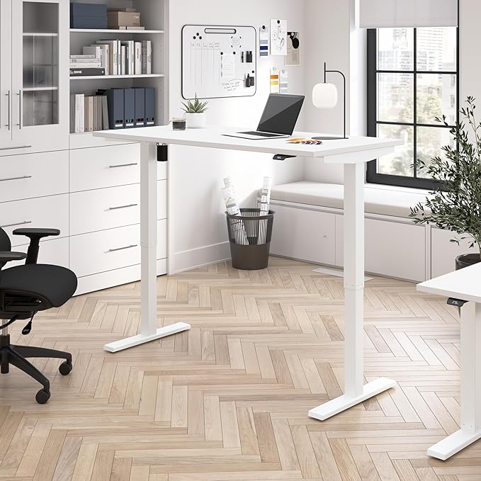 Bush Business Furniture 60-inch Electric Height Adjustable Standing Desk - Image 2