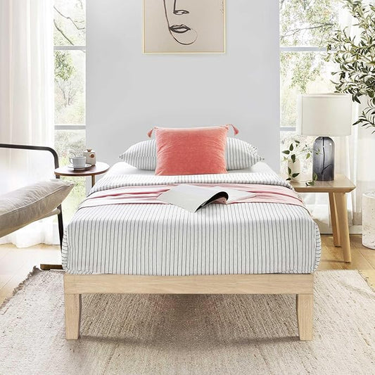 Mellow Naturalista Classic 12 Inch Solid Wood Platform Bed by MELLOW