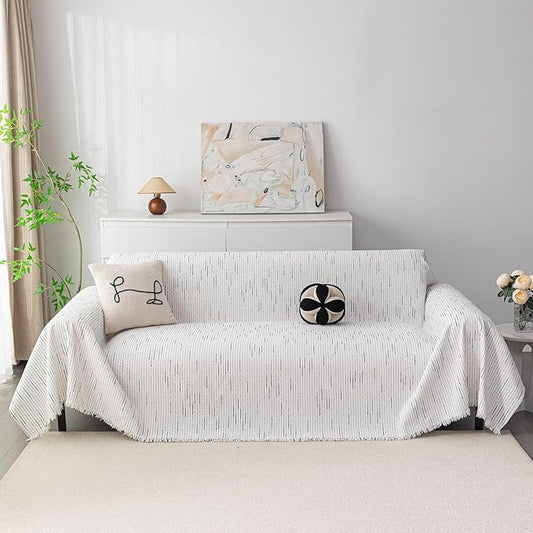 MYSKY HOME Couch Covers for 3 Cushion Couch Sofa, Sectional Couch Cover L Shape by MYSKYHOME