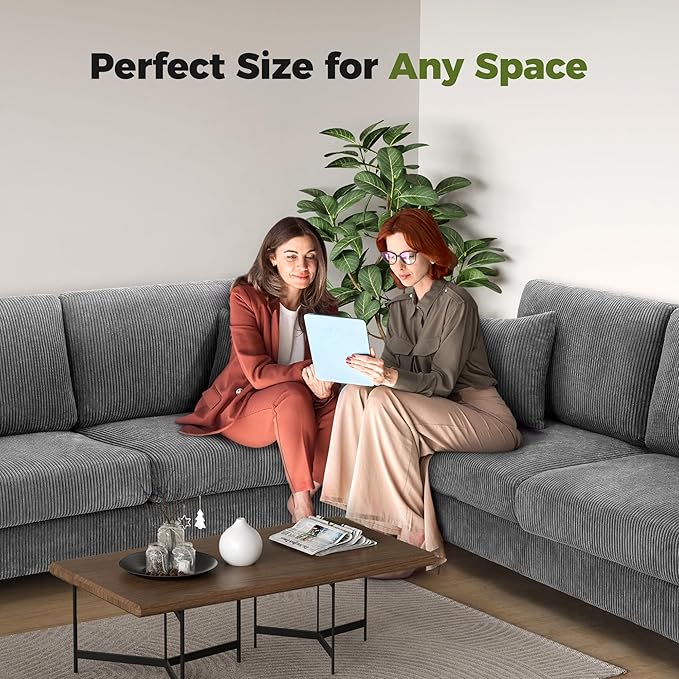 Kidirect 70in L Shaped Couch, Modular Sofa No Tool Assembly, Comfy Sectional - Image 9