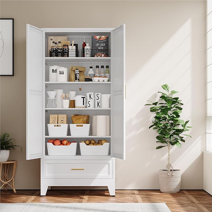 YAUWOH 71''Tall Kitchen Pantry Cabinet - Image 5