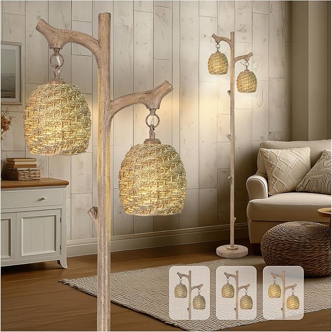 Scenekoy Vintage 68” Tall Floor Lamp by SCENEKOY