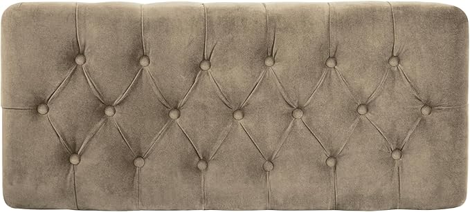 Homepop Home Decor | Tufted Ainsley Button Storage Ottoman Bench - Image 6