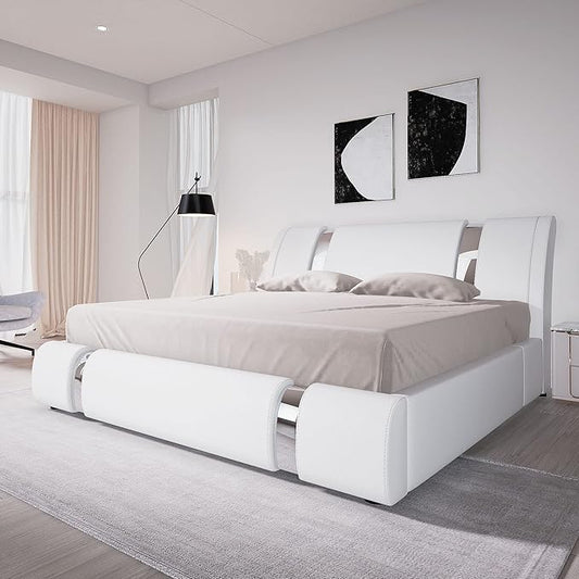 Allewie Queen Size Platform Bed Frame by Allewie