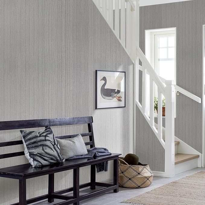 Grasscloth Peel and Stick Wallpaper - Image 3