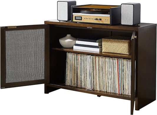 Crosley Furniture Kenji Media Console, Record Player Stand by CrosleyFurniture
