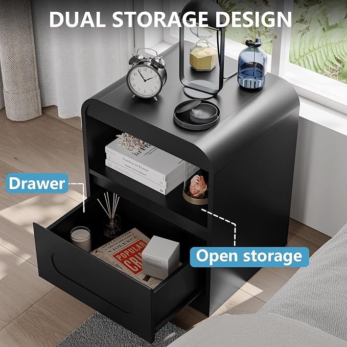 4 Pcs Bedroom Set, Dresser and Nightstand Sets, Including Modern Wooden Tall 6 - Image 8
