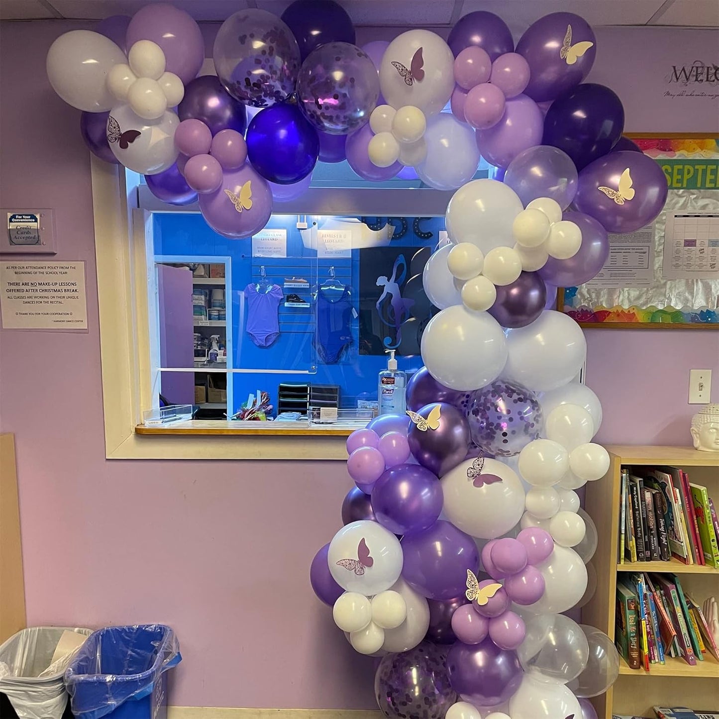 Purple and White Balloons, 30Pcs Dark Pastel Purple White Lilac Confetti Helium Balloons, Lavender Party Balloons for Girls Women Wedding Halloween Birthday Bridal Shower Graduation Party Decorations