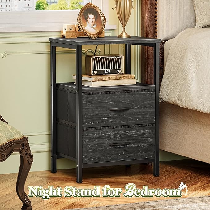 Huuger Night Stand Set of 2, Nightstand - Image 4