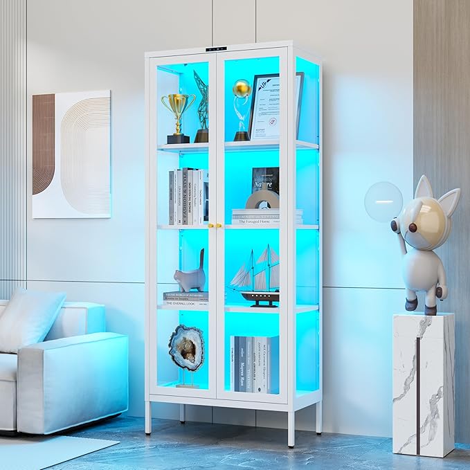 Polup Glass Display Cabinet - Image 3