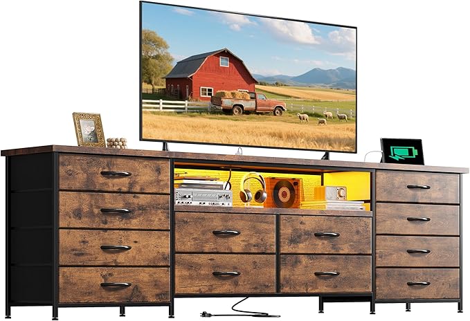 Romorgniz 63" W Dresser for Bedroom by Romorgniz