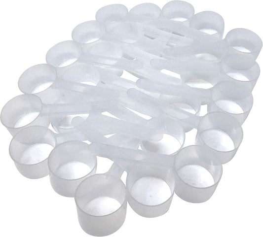 3 Tablespoon (1.5 Oz. | 43 mL) Long Handle Scoop for Measuring Coffee, Pet Food, Grains, Protein, Spices and Other Dry Goods (Pack of 25)