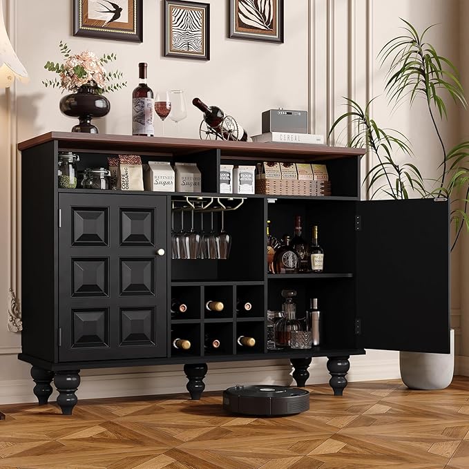 Vabches 45" Wine Bar Cabinet - Image 7