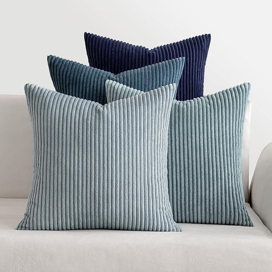 MIULEE Summer Throw Pillow Covers 18x18 Inch Set of 4 Western Neutral by MIULEE