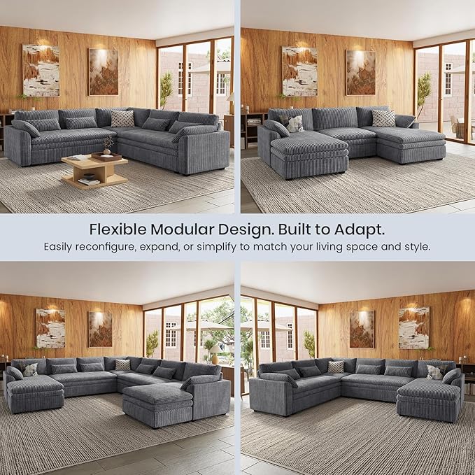 Belffin Large Modular Sectional Sofa - Image 8