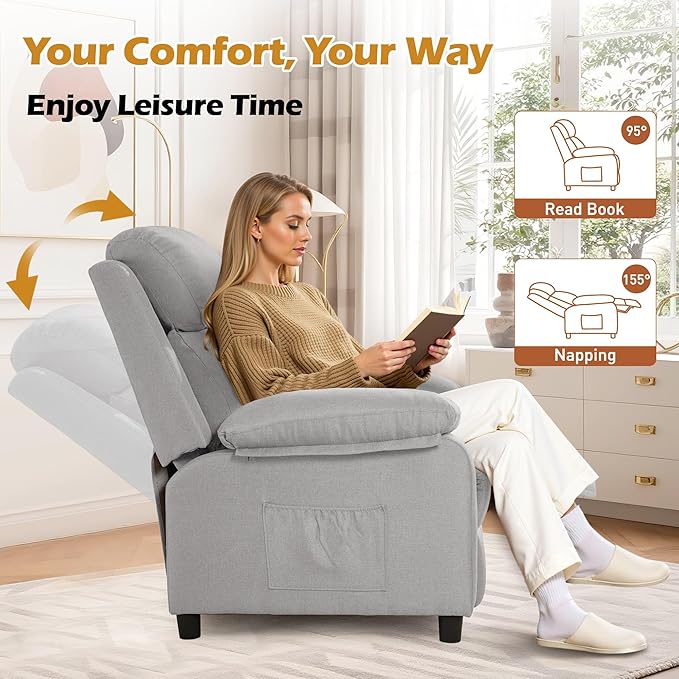 Korser Recliner Chair, Living Room Chairs - Image 3