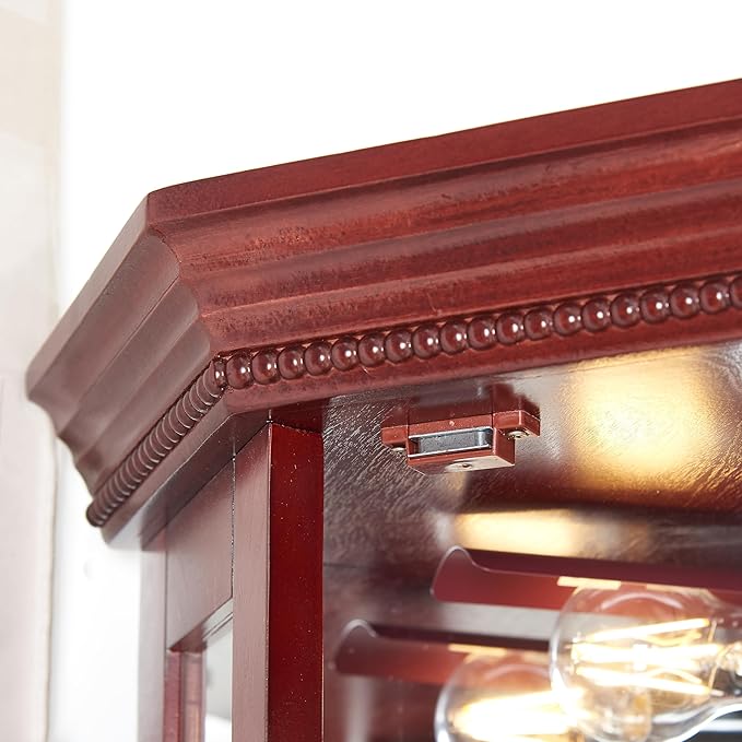 Glass Corner Display Cabinet - Image 4