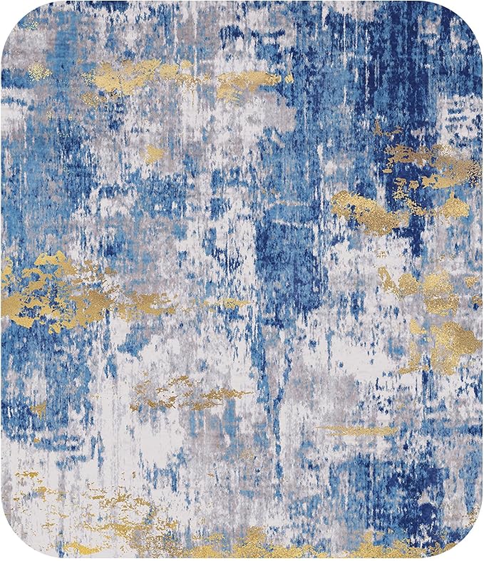 RELEANY Washable Area Rugs 5'x8' Non-Slip Modern Abstract Soft - Image 9