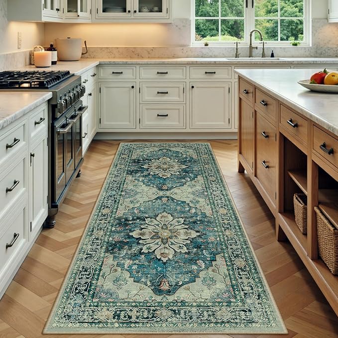 RELEANY Area Rugs 3'x7' Runner Rug Non Slip Washable by RELEANY