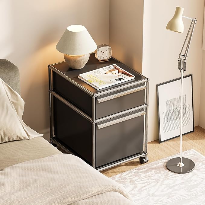 Modern Storage Cabinet Versatile Free-Standing Organizer - Image 2