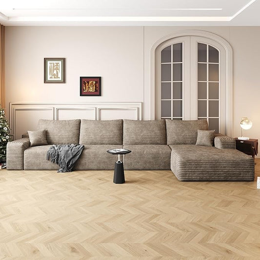 AUGOP 136" Sectional Couches for Living Room Modern Modular Sofa by AUGOP